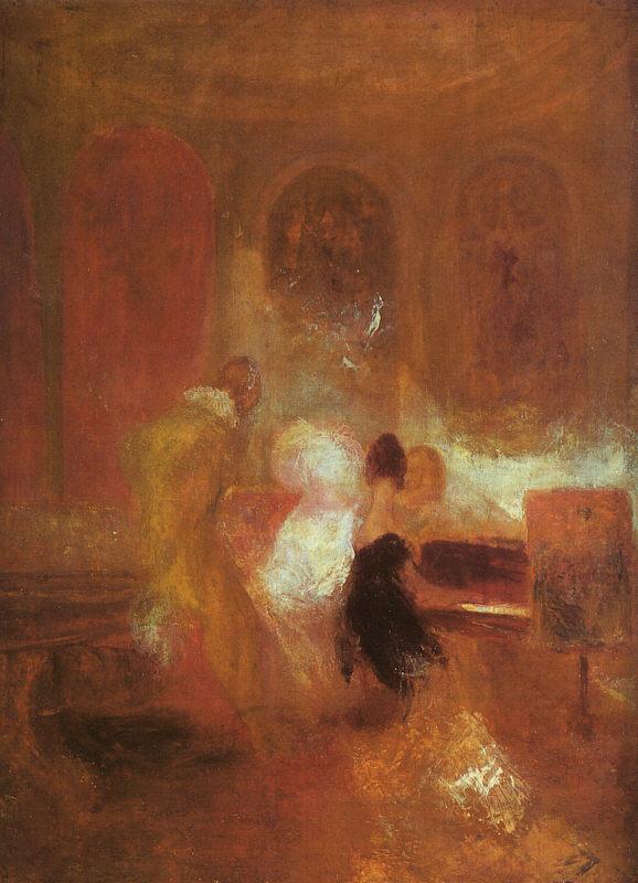 Joseph Mallord William Turner Music Party France oil painting art